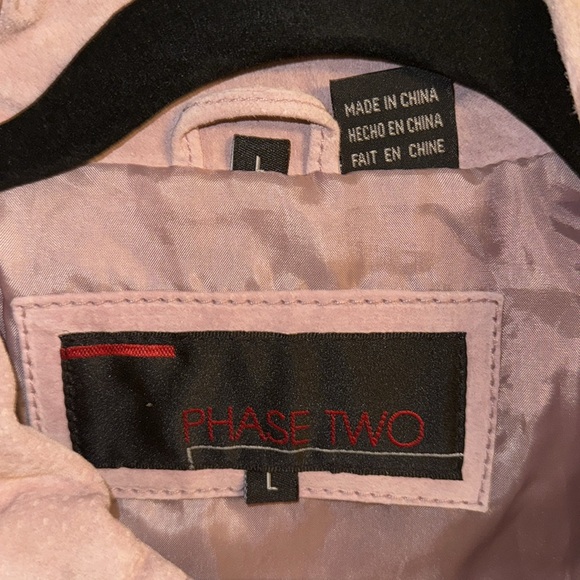 Phase two pink suede jacket - Picture 2 of 9